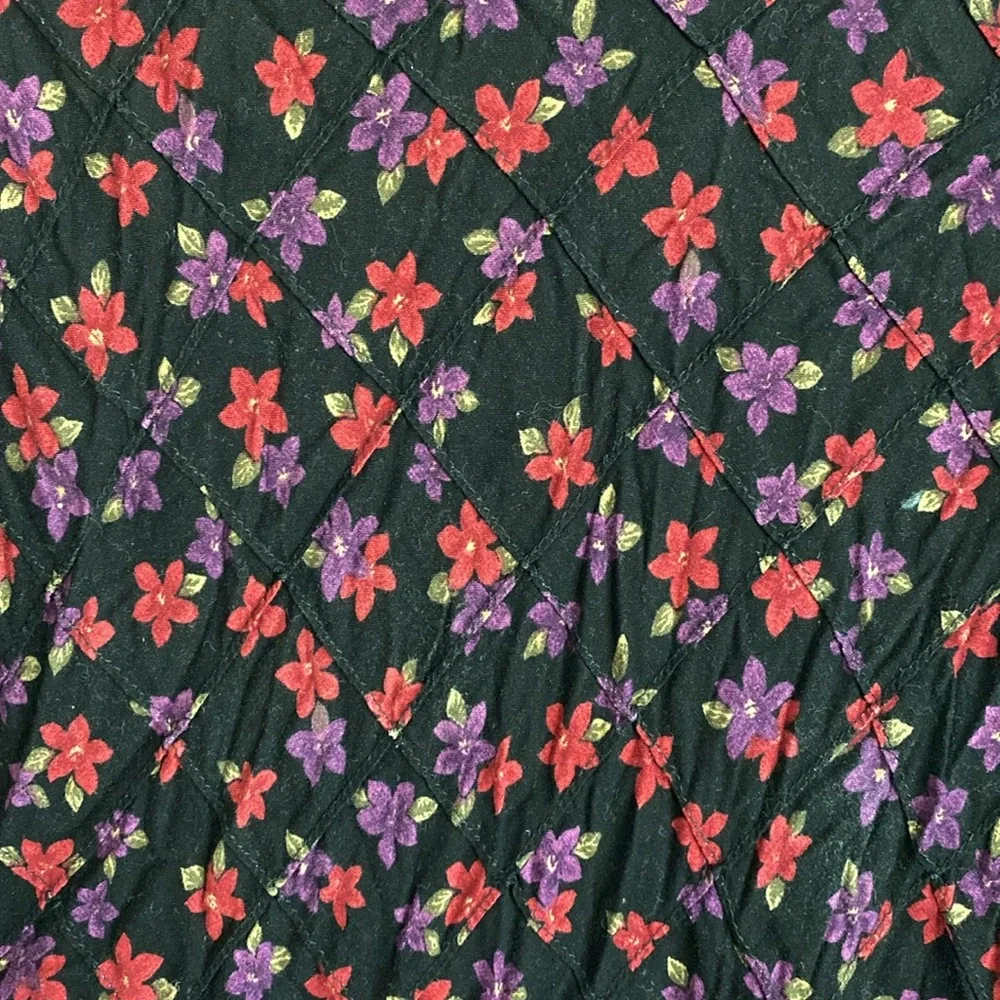 Vintage Betsy’s Things floral midi dress size M - Picture 7 of 7